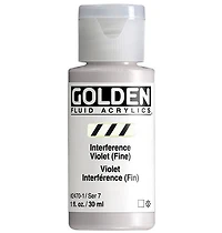 Acrylique fluide - 1 oz  violet interference fin  s7
