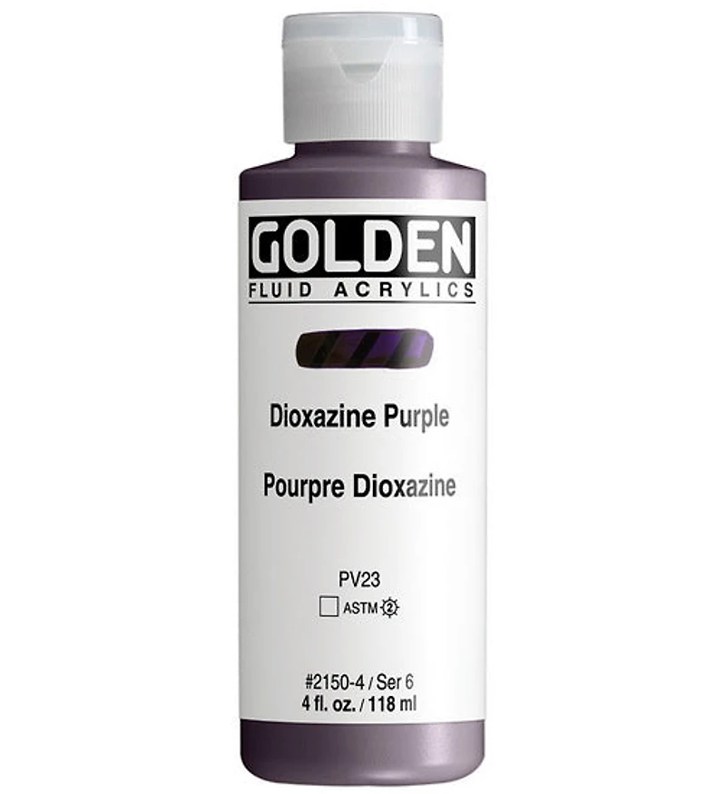 Acrylique fluide - 4 oz pourpre dioxazine s6