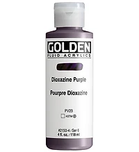 Acrylique fluide - 4 oz  pourpre dioxazine  s6