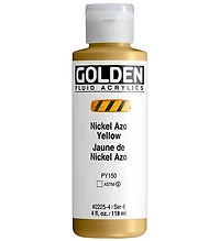 Acrylique fluide - 4 oz  jaune nickel azo  s6