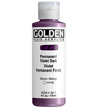 Acrylique fluide - 4 oz  violet permanent foncé  s7