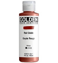 Acrylic fluid - 4 oz  red oxide  s1