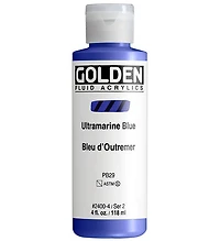 Acrylic fluid - 4 oz  ultramarine blue  s2