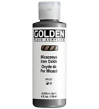 Acrylique fluide - 4 oz  oxyde de fer micace  s4