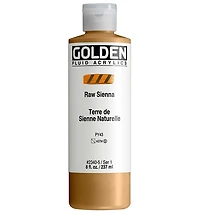 Acrylique fluide - 8 oz  sienne naturelle  s1