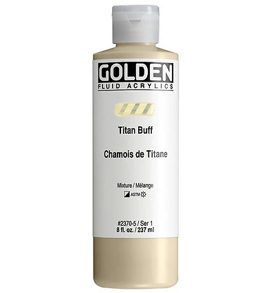 Acrylique fluide - 8 oz  chamois de titane  s1