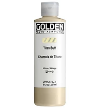 Acrylique fluide - 8 oz  chamois de titane  s1