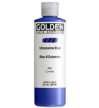 Acrylic fluid - 8 oz  ultramarine blue