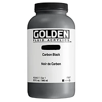 Acrylic fluid - 32 oz  carbon black  s1