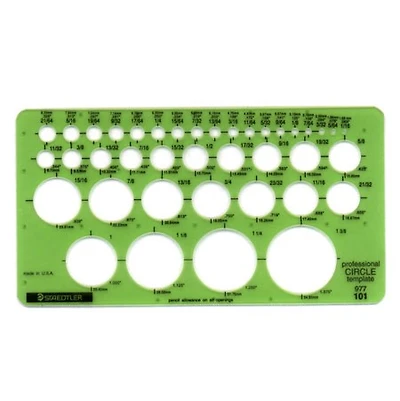 Gabarit de petits cercles