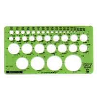 Gabarit de petits cercles