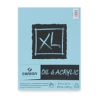 Bloc papier huile et acrylique - xl - 136lb - 9x12po (24f)