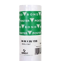 Rouleau papier bond - 36po - 25v