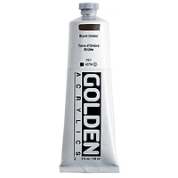 Acrylic heavy body - 5 oz  burnt umber  s1