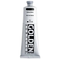 Acrylic heavy body - 5 oz  carbon black  s1