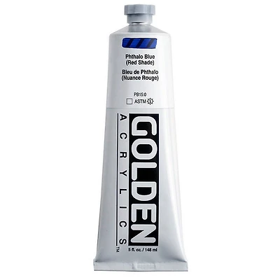 Acrylic heavy body - 5 oz  phthalo blue red shade  s4