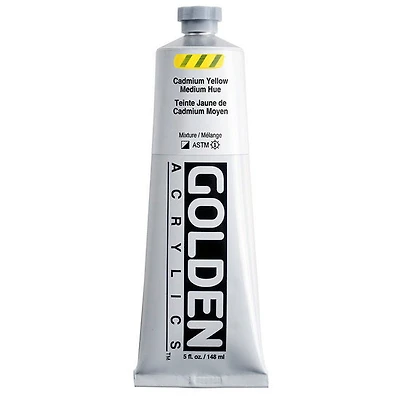 Acrylique haute viscosité - 5 oz  jaune cadmium moyen imit.  s4