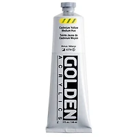 Acrylique haute viscosité - 5 oz  jaune cadmium moyen imit.  s4