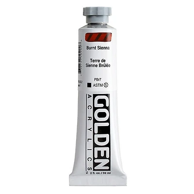 Acrylic heavy body - 2 oz burnt sienna s1