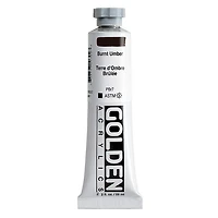 Acrylic heavy body - 2 oz  burnt umber  s1