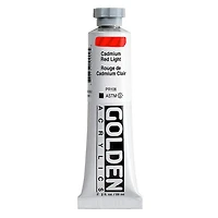 Acrylic heavy body - 2 oz  cadmium red light  s9