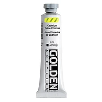 Acrylic heavy body - 2 oz  cadmium yellow primrose  s7