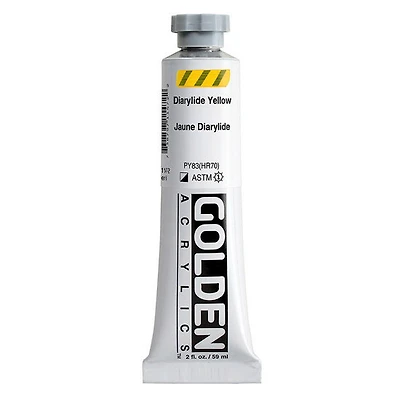 Acrylic heavy body - 2 oz  diarylide yellow  s6