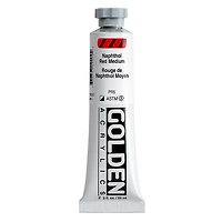 Acrylic heavy body - 2 oz  naphthol red medium  s5