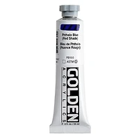 Acrylic heavy body - 2 oz  phthalo blue red shade  s4