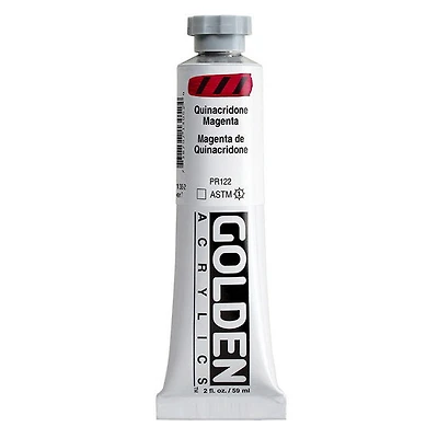 Acrylic heavy body - 2 oz  quinacridone magenta  s7