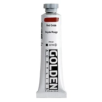Acrylic heavy body - 2 oz  red oxide  s1