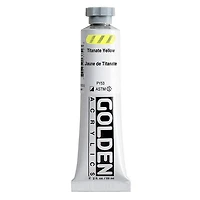 Acrylic heavy body - 2 oz  titanate yellow  s1