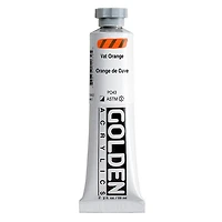 Acrylic heavy body - 2 oz  vat orange  s8