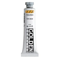 Acrylic heavy body - 2 oz  yellow ochre  s1