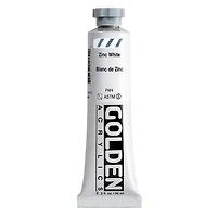 Acrylic heavy body - 2 oz  zinc white  s1