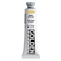 Acrylic heavy body - 2 oz  naples yellow hue  s2