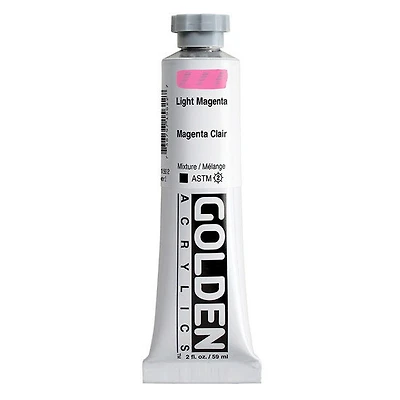 Acrylic heavy body - 2 oz  light magenta  s2