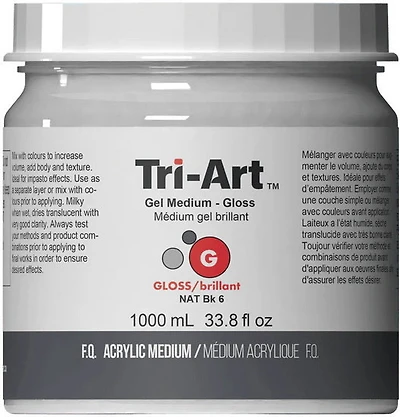 Gel médium brillant - 1l