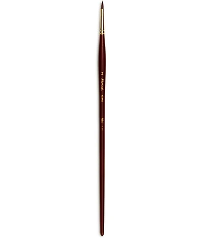 Acrylic paintbrush - synthetic - sepia - round #2