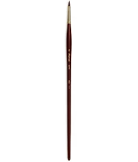 Acrylic paintbrush - synthetic - sepia - round #2