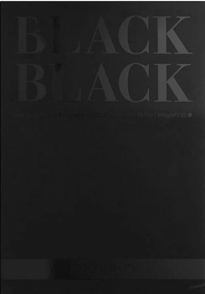 Black Black Block - 21 X 29.7 CENTIMETERS CENTIMETER