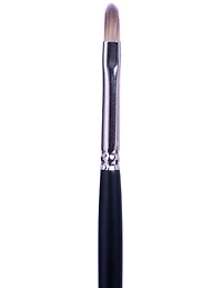 Brush Short Handle/Synthetic Bristle Filbert
