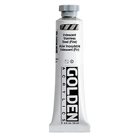 Acrylique haute viscosité - 2 oz  acier inox. irid. fin  s5