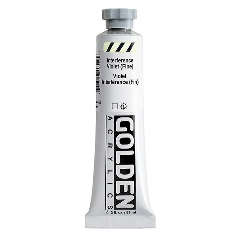 Acrylic heavy body - 2 oz interference violet fine s7
