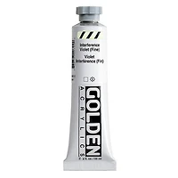 Acrylic heavy body - 2 oz  interference violet fine  s7