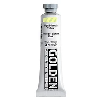 Acrylique haute viscosité - 2 oz  jaune de bismuth clair  s4
