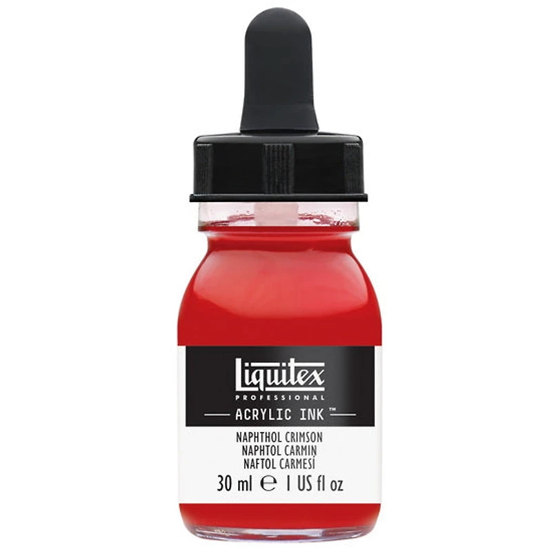 Acrylic Ink Naphthol Crimson- 30ml