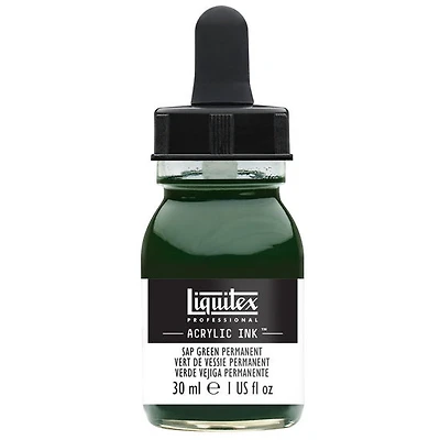 Encre acrylique vert de vessie permanent - 30ml