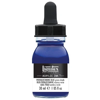 Encre acrylique bleu phthalocyanine nuance ver - 30ml