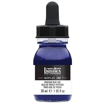 Encre acrylique bleu de prusse imitation - 30ml